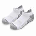 Calzini sportivi 35-38 in maglia bianco/grigio traspiranti alla caviglia