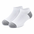 Calze sportive corte 35-38 in tessuto bianco e grigio - traspiranti