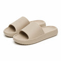 Ciabatte 42/43 in materiale sintetico espanso beige - suola sagomata antiscivolo
