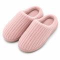Pantofole da casa 36/37 in tessuto effetto peluche rosa - chiuse e morbide